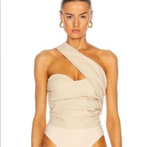 Atoir never really over body suit in tan